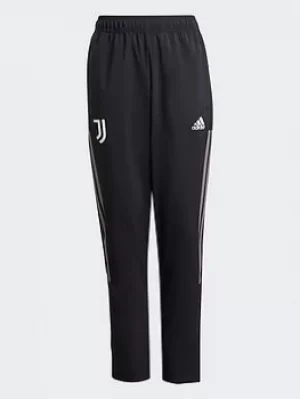 Image of adidas Juventus Tiro Presentation Tracksuit Bottoms, Black, Size 11-12 Years