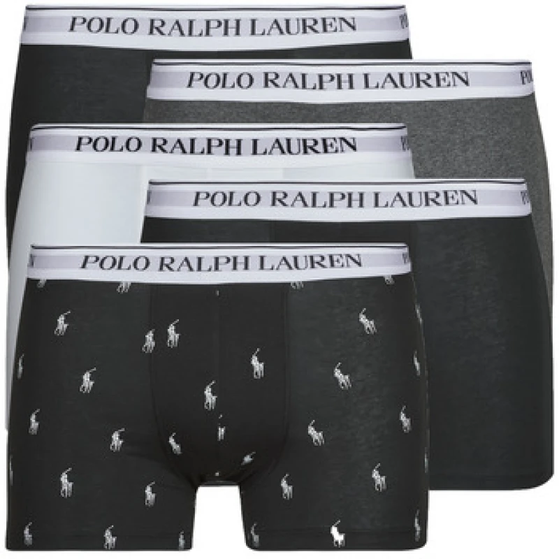 Image of Polo Ralph Lauren CLSSIC TRUNK 5 PACK TRUNK mens Boxer shorts in Multicolour