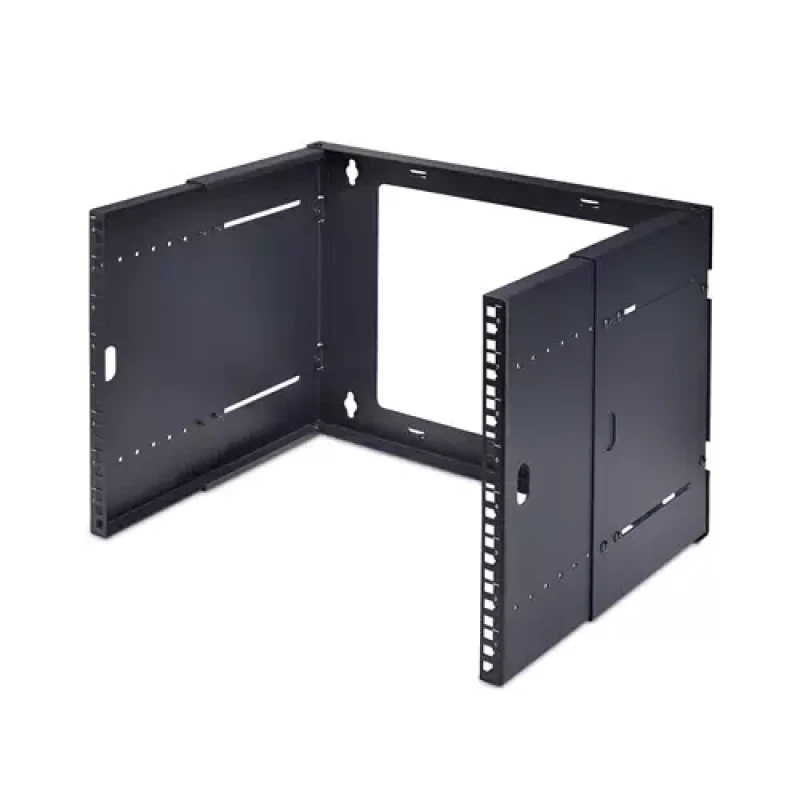 Image of StarTech.com 2-Post 8U Wall Mounted Rack. Adjustable Depth up to 16in