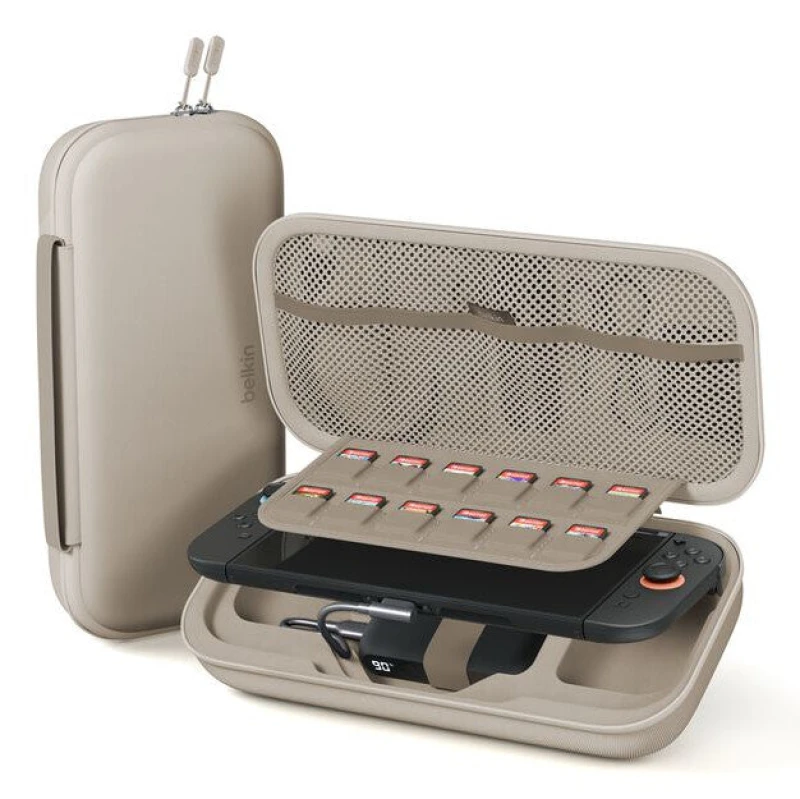 Image of Belkin ENA001hqSA-V2 Travel case Nintendo Mesh, Polyester, Velvet Sand ENA001HQSA-V2