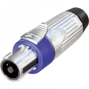 Image of Neutrik NLT4FX Audio jack Socket, straight Number of pins: 4 Grey, Blue