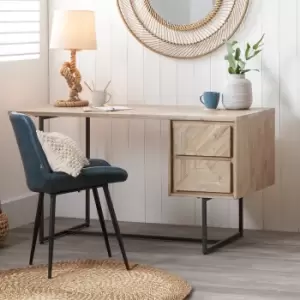 Image of Pacific Marca Desk, Natural Acacia Wood Brown