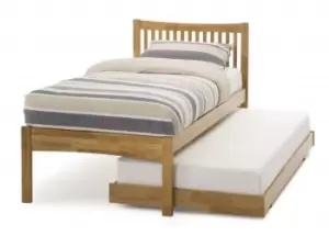 Image of Serene Mya 3ft Single Honey Oak Wooden Guest Bed Frame