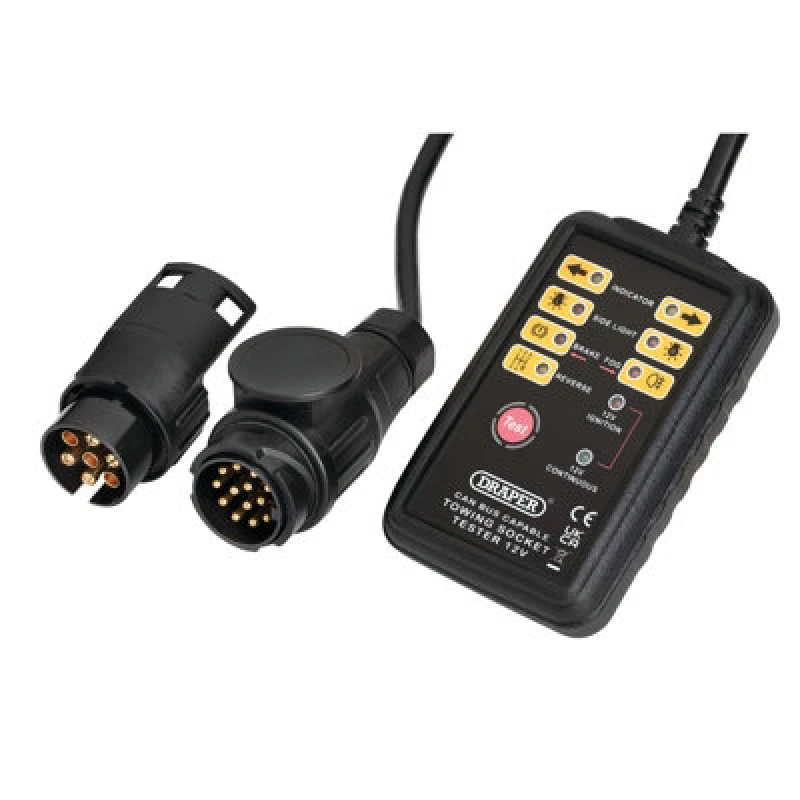 Image of Draper TST13C CAN Bus 13 and 7 Pin Towbar Socket Tester TST13C