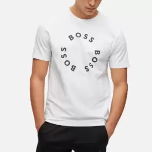 Image of BOSS Green Tee 4 Cotton-Blend T-Shirt - S