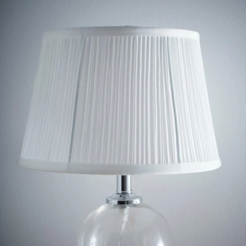 Image of K Living 14Inch Traditional Mushroom Light Shade For Modern Table Lamps And Floor Lamps In White