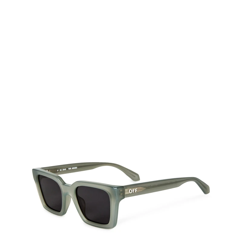 Image of Off White Womens Palermo Acetate Square Sunglasses Grey female One Size