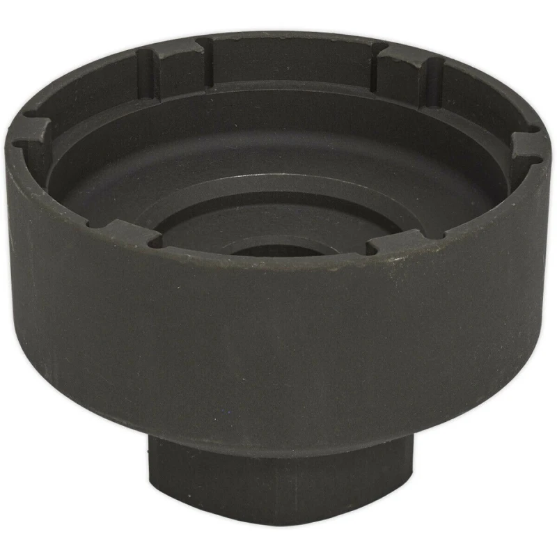 Image of Loops 101mm Groove Axle Nut Socket - 6 Stud 3/4" Sq Drive Bit - For MAN & Mercedes Multi