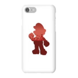 Image of Nintendo Super Mario Mario Silhouette Phone Case - iPhone 7 - Snap Case - Gloss