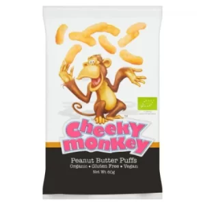 Image of Cheeky Monkey Organic Peanut Butter Puffs 60g