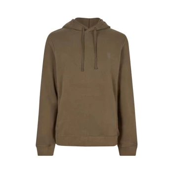 Image of AllSaints Raven Oth Hoody - PEPPERED BROWN