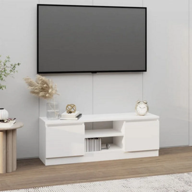 Image of Vidaxl TV Cabinet With Door White 102X30X36 Cm, White 823350