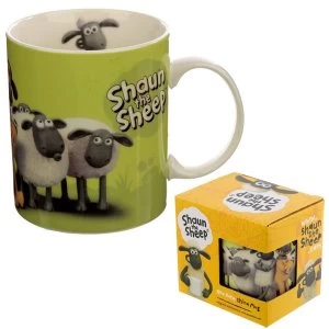 Image of Green Shaun the Sheep New Bone China Mug