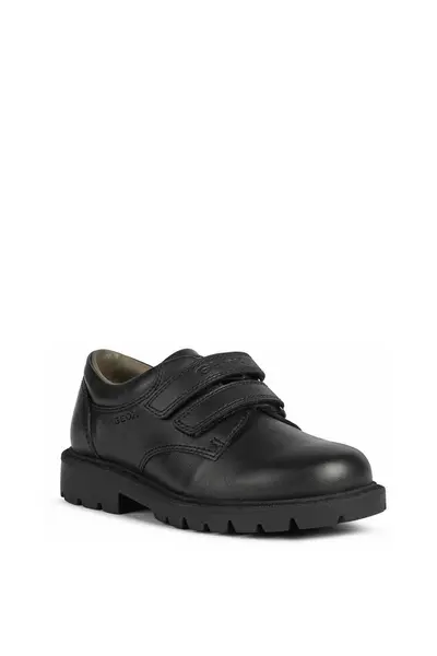 Image of Geox 'Shaylax' Leather Shoes Black