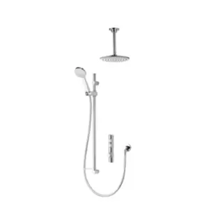 Image of Aqualisa iSystem Digital Adjustable Ceiling Fix Head Shower High Pressure - 400122