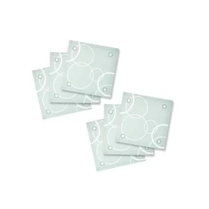 Image of Denby Circles Glass Coaster Set of 6