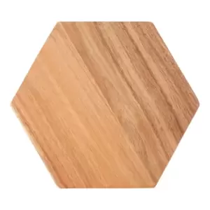 Image of Hexagonal Chopping Board with White Edge