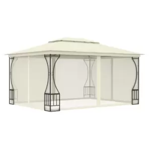 Image of Vidaxl Gazebo With Nets 300x400x265cm Cream
