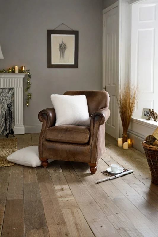 Image of The Lyndon Company The Lyndon Company Ashford Supersoft Fibre Fill Faux Fur Pair of Cushions in Ivory Size: 50cm x 50cm Ivory 50cm x 50cm Unisex 505