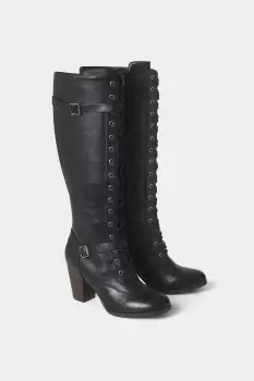 Image of Sharp and Smart Leather Lace Up Boots