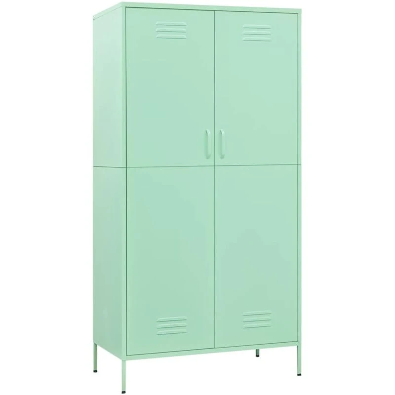Image of VIDAXL Wardrobe Mint 90x50x180cm Steel Vidaxl 8720286565605