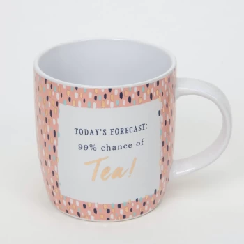 Image of Bellini Stoneware Mug - 99% Chance Of Tea