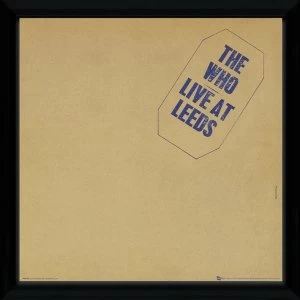 Image of The Who Leeds 12" x 12" Framed Album Cover