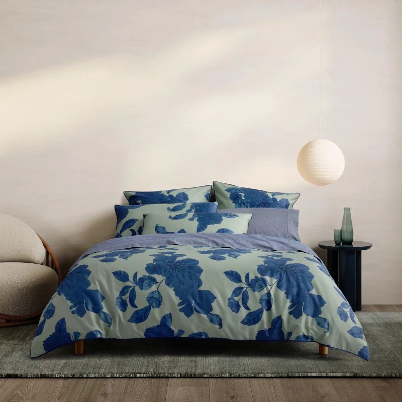 Image of Sheridan Jossen Duvet Cover Set - Blue Blue Double