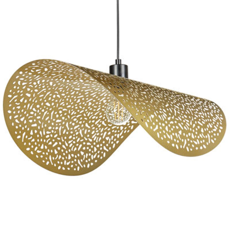 Image of Beliani Pendant Lamp Krishna Metal Gold