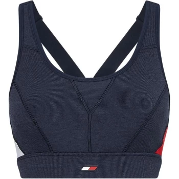 Image of Tommy Sport Block Sports Bra - Desert Sky DW5