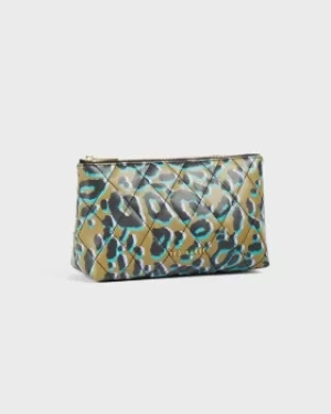 Image of Ted Baker Quilted Leopard Washbag