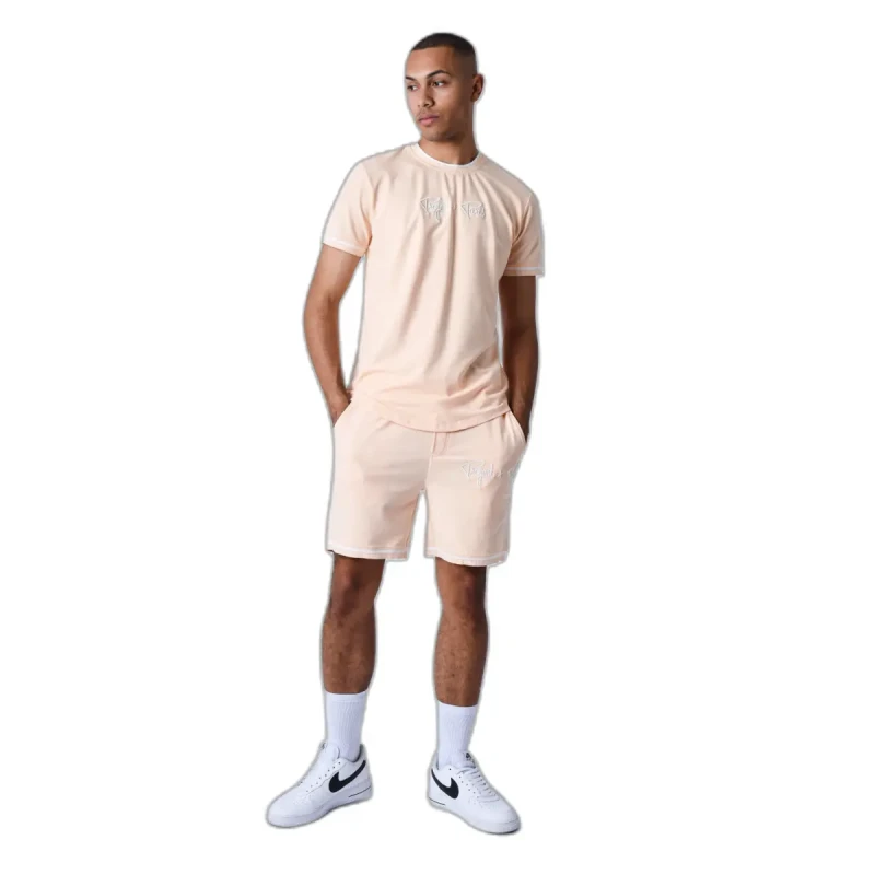 Image of Project X Paris Embroidered logo T-Shirt Project X Paris Rose Male S