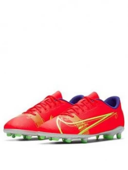 Image of Nike Junior Mercurial Vapor 12 Club Multi Ground Football Boots - Red, Silver, Size 1