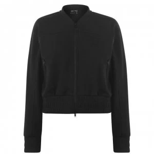 Image of USA Pro Fleece Bomber Jacket Ladies - Black