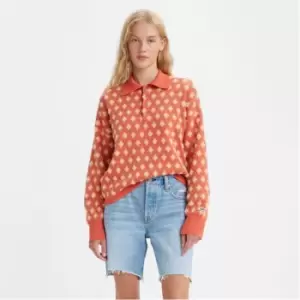 Image of Levis Remy Collard Sweater Diamond G - Brown