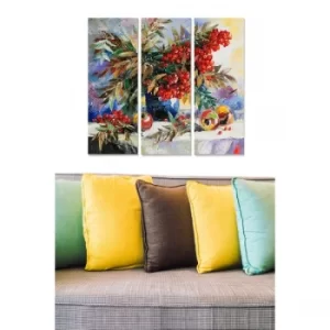 Image of MDF8014237 Multicolor Decorative MDF Painting (3 Pieces)