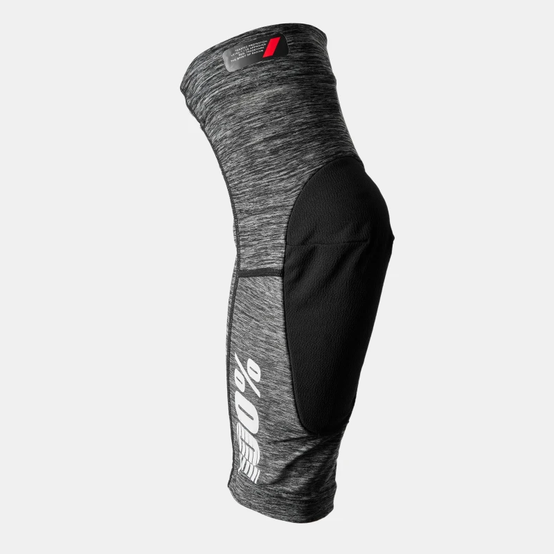 Image of 100 Percent Teratec Knee Guards Heather Grey unisex Small