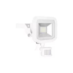 Image of Slimline Guardian 8W Neutral White LED Floodlight with PIR - LFSP6W150 - 221765