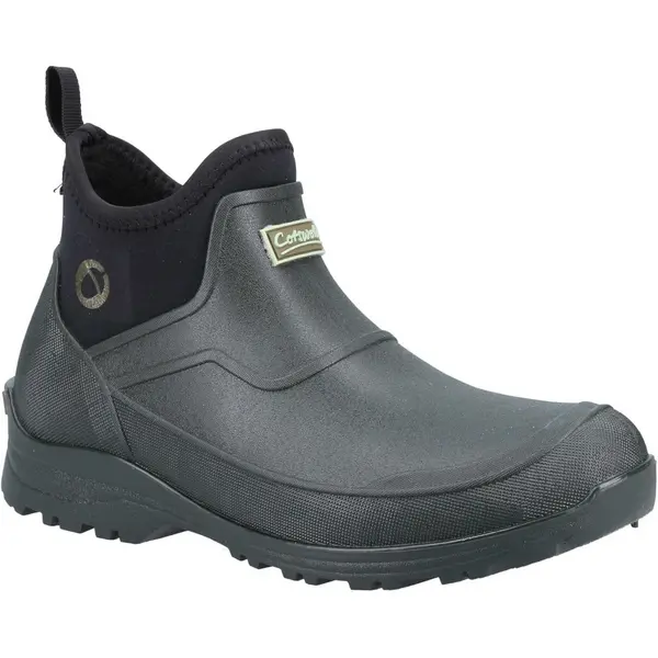 Image of Cotswold Mens Coleford Waterproof Short Wellingtons UK Size 10 (EU 44) GREEN COT779-GREEN-10
