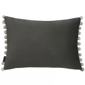 Image of Fiesta Velvet Cushion Mink/Silver, Mink/Silver / 35 x 50cm / Polyester Filled