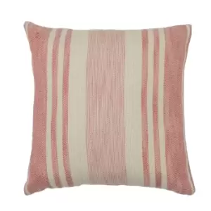Image of Simply Green Florida Stripe Cushion Coral