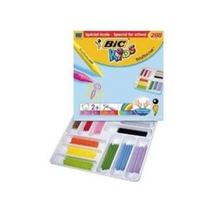 Image of Bic Kids Plastidecor Class Pack Crayons Assorted Pack of 288