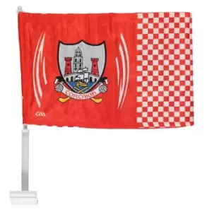 Image of Official Cork GAA Car Flag - Red
