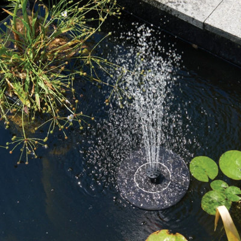 Image of SMART GARDEN Smart Garden Solar Floating Pond Fountain Water Feature Jet 6 Effects Bird Bath 1290005