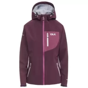 Image of Trespass Womens/Ladies Ronda Waterproof Softshell Jacket (XS) (Blackberry)