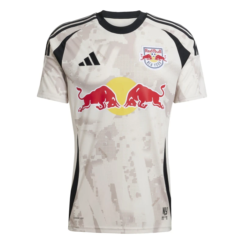 Image of adidas New York Red Bulls Away Shirt 2025 2026 Adults Halo Ivory male XL