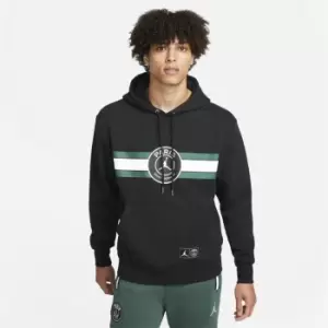 Image of Nike Paris Saint Germain x Jordan Hoodie 2021 2022 Mens - Black