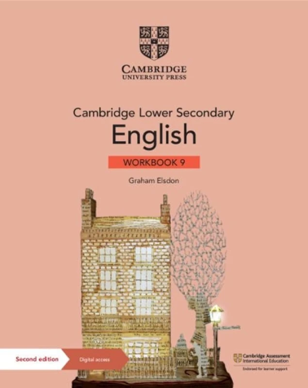 Image of Graham Elsdon Cambridge Lower Secondary English Workbook 9 with Digital Access (1 Year) Book Multi unisex