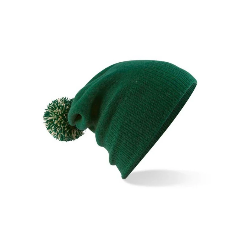 Image of Beechfield Beechfield Men Snowstar Beanie in Bottle Green Bottle Green One Size Male 5063425297870