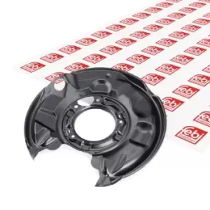 Image of FEBI BILSTEIN Brake Disc Back Plate febi Plus 171534 Rear Brake Disc Back Protection Plate,Rear Brake Disc Cover Plate MERCEDES-BENZ